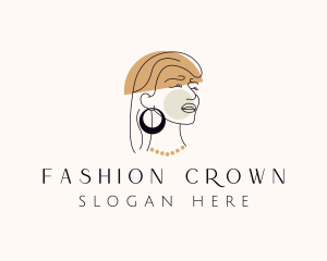 Female Fashion Jewelry logo design