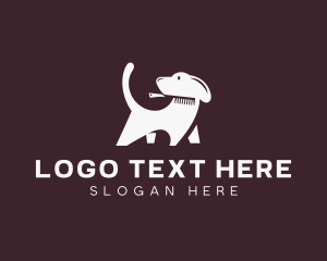 Shih Tzu - Dog Grooming Pet Shop logo design