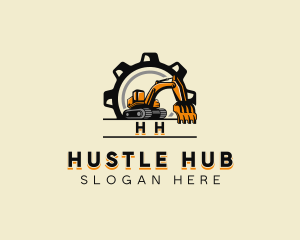 Industrial Excavation Gear logo design