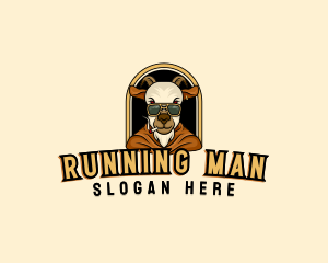 Smoking - Goat Ram Gaming logo design