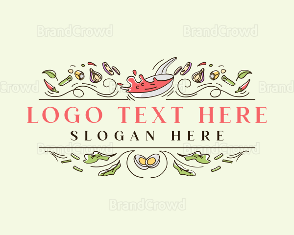 Gourmet Restaurant Food Logo