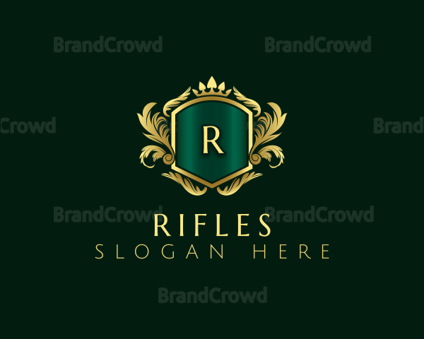 Deluxe Crown Crest Logo