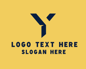Letter Y - Modern Geometric Business Letter Y logo design