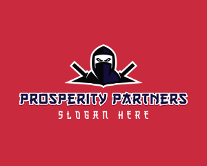 Assassin Ninja Sword Logo