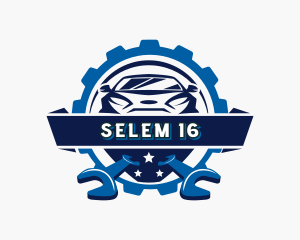 Gear - Automotive Car Mechanic logo design