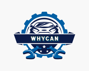 Wrench - Automotive Car Mechanic logo design