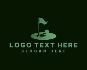 Hole In One - Outdoor Golf Course logo design