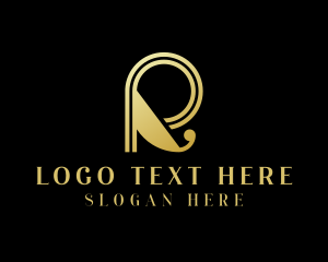 Financing - Royal Boutique Letter R logo design