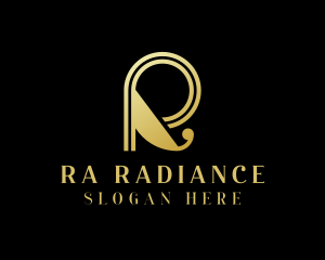 Royal Boutique Letter R logo design