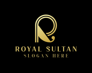 Royal Boutique Letter R logo design