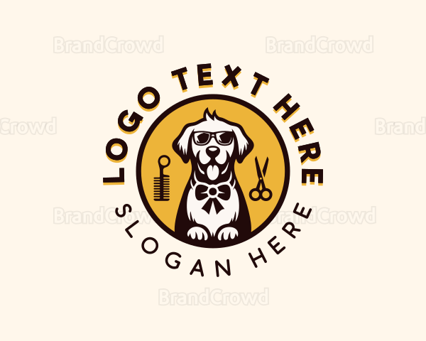 Bowtie Dog Grooming Logo