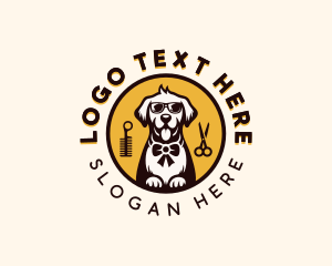 Pet Care - Bowtie Dog Grooming logo design