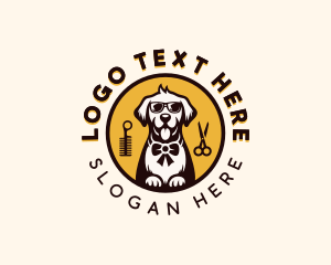 Bowtie Dog Grooming Logo