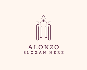 Minimal Candle Wax logo design