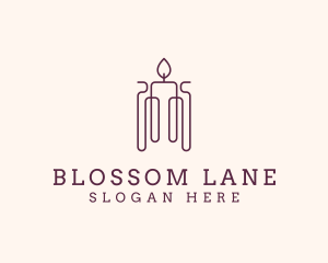 Minimal Candle Wax logo design