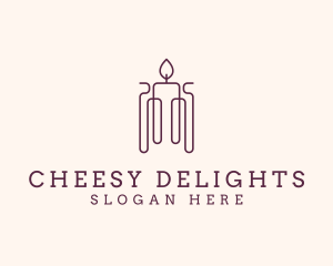 Minimal Candle Wax logo design