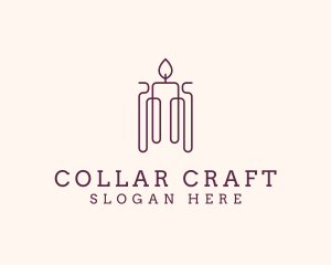 Minimal Candle Wax logo design