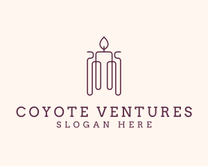 Minimal Candle Wax logo design