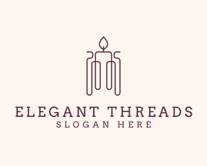 Minimal Candle Wax logo design