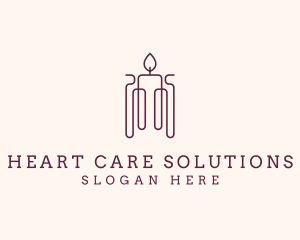 Minimal Candle Wax logo design