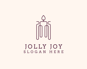 Minimal Candle Wax logo design