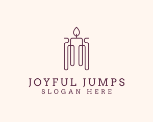 Minimal Candle Wax logo design