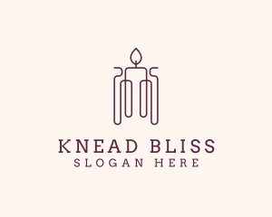 Minimal Candle Wax logo design