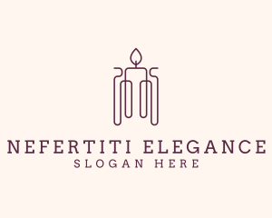 Minimal Candle Wax logo design