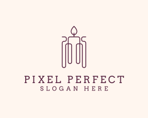 Minimal Candle Wax logo design