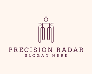 Minimal Candle Wax logo design