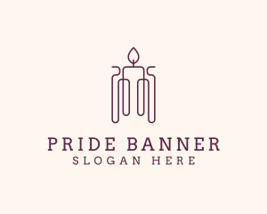 Minimal Candle Wax logo design