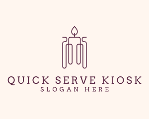 Minimal Candle Wax logo design