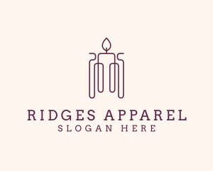 Minimal Candle Wax logo design