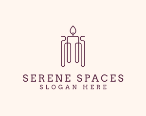 Minimal Candle Wax logo design