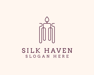 Minimal Candle Wax logo design