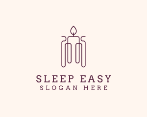 Minimal Candle Wax logo design