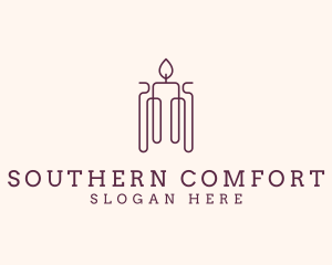 Minimal Candle Wax logo design