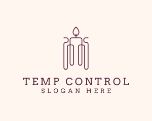 Minimal Candle Wax logo design