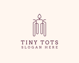 Minimal Candle Wax logo design