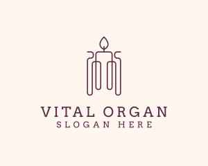 Minimal Candle Wax logo design