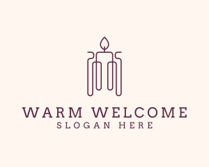 Minimal Candle Wax logo design