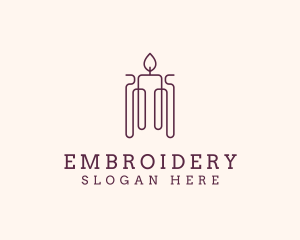 Minimal Candle Wax logo design