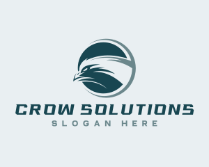 Crow - Falcon Bird Aviary logo design