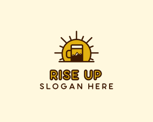 Sunrise Mountain Beer  logo design