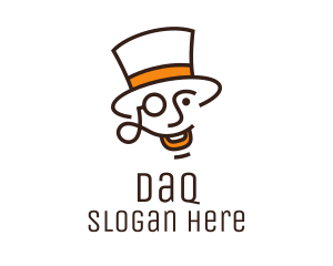 Parent - Monoline Fancy Man logo design