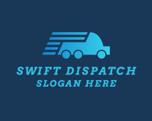 Dispatcher - Blue Express Truck logo design