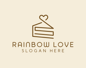 Chocolate Cake Pastry logo design