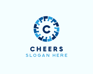 Coding - Modern Circle Business logo design