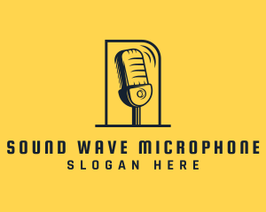 Microphone - Microphone Entertainment Podcast logo design