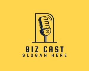 Podcast - Microphone Entertainment Podcast logo design